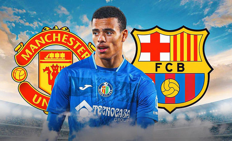 ក្លឹប Manchester United និង​ Barcelona ពិភាក្សាលើការផ្ទេរកីឡាករ Mason Greenwood​